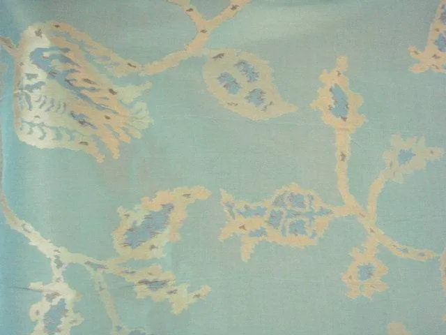 Aqua Champagne - Taffeta Jacquard