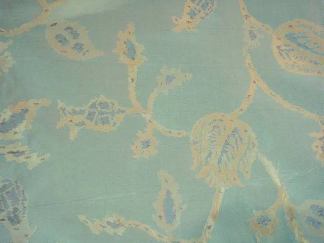 Aqua Champagne - Taffeta Jacquard