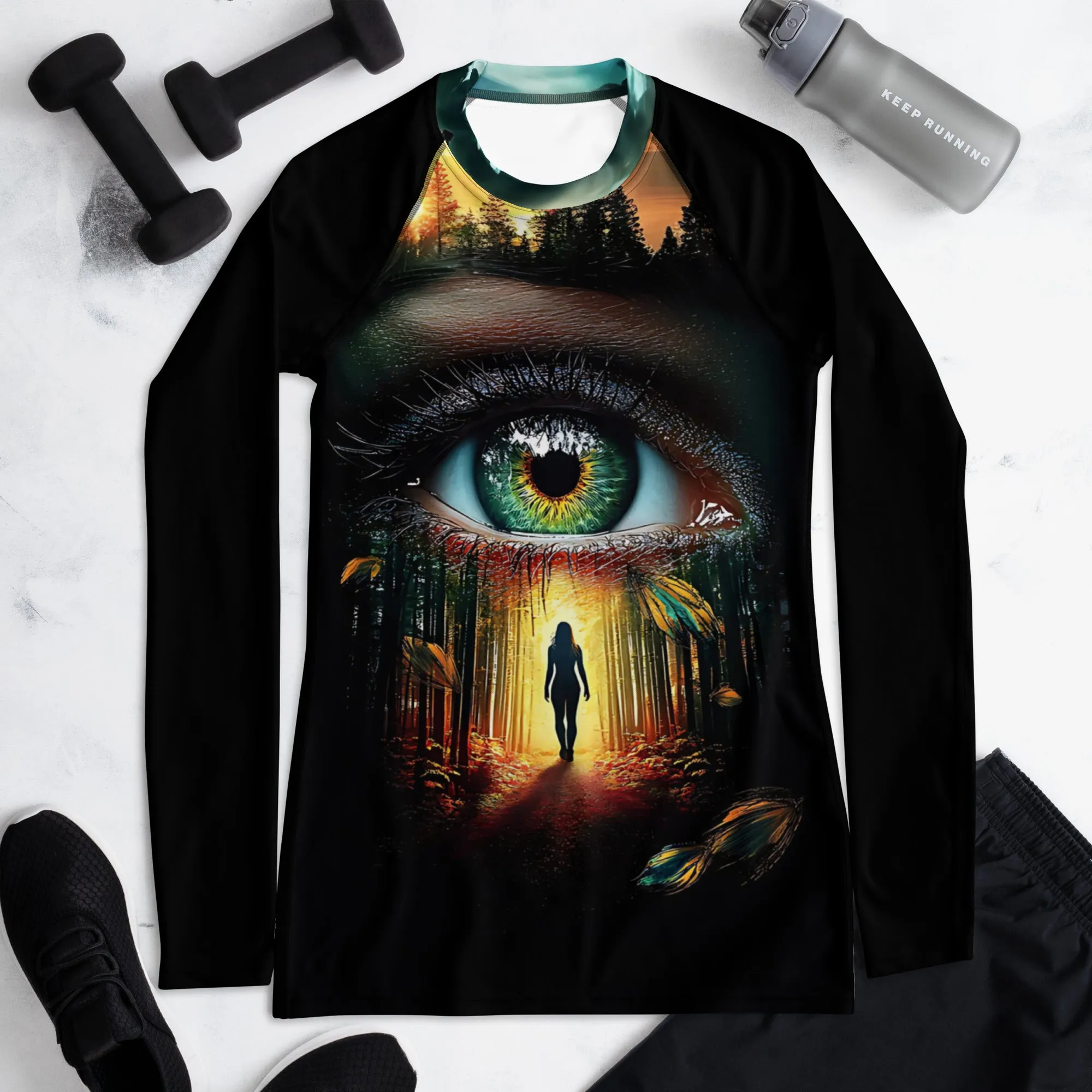 Awakened Inner Journey Women's Rash Guard