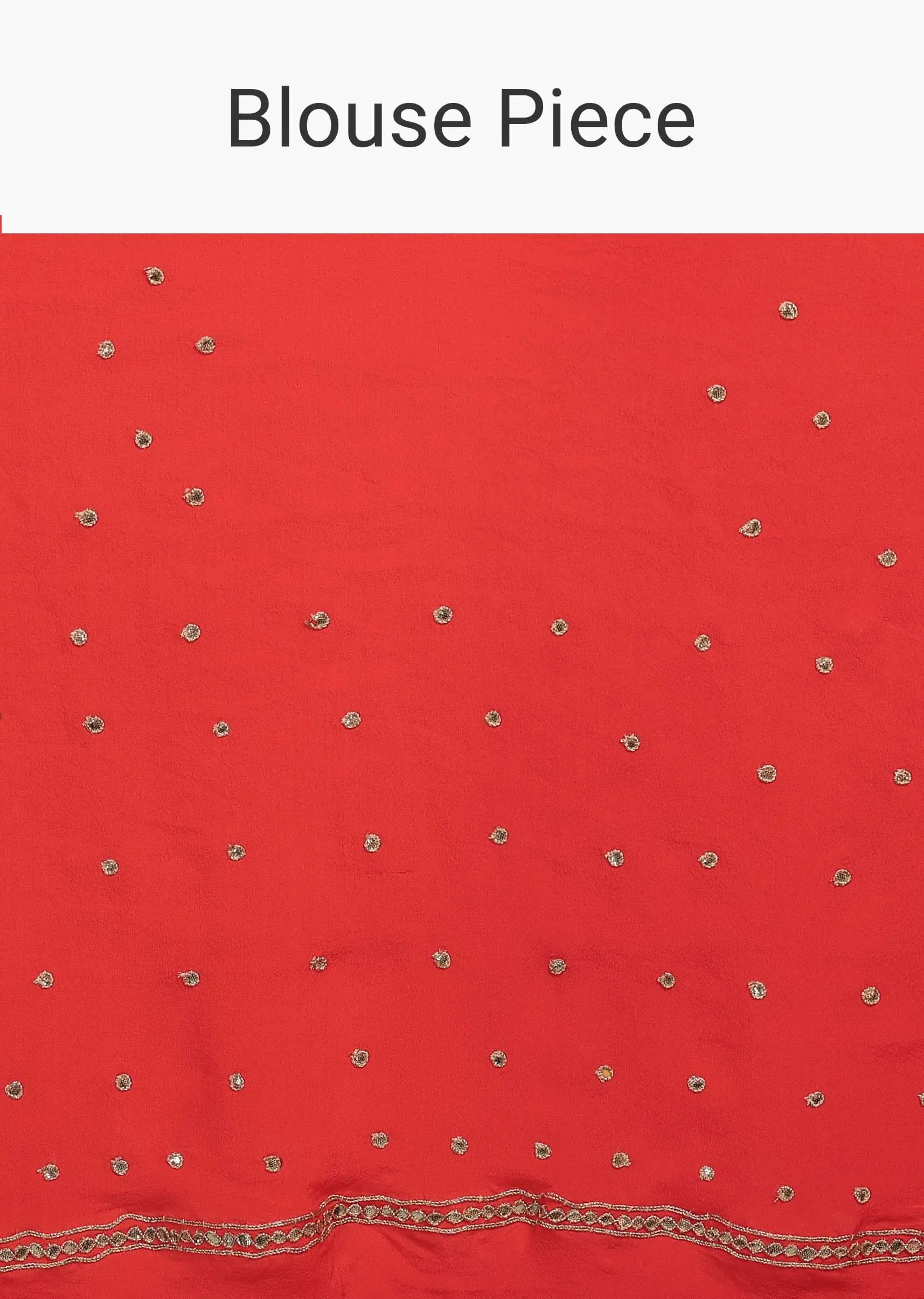 Azalea Pink Leheriya Saree In Georgette With Jaipuri Gotta Work Border And Tassel Pallu