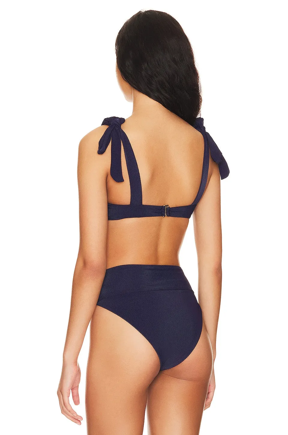 BEACH RIOT Blair bikini top, dark blue
