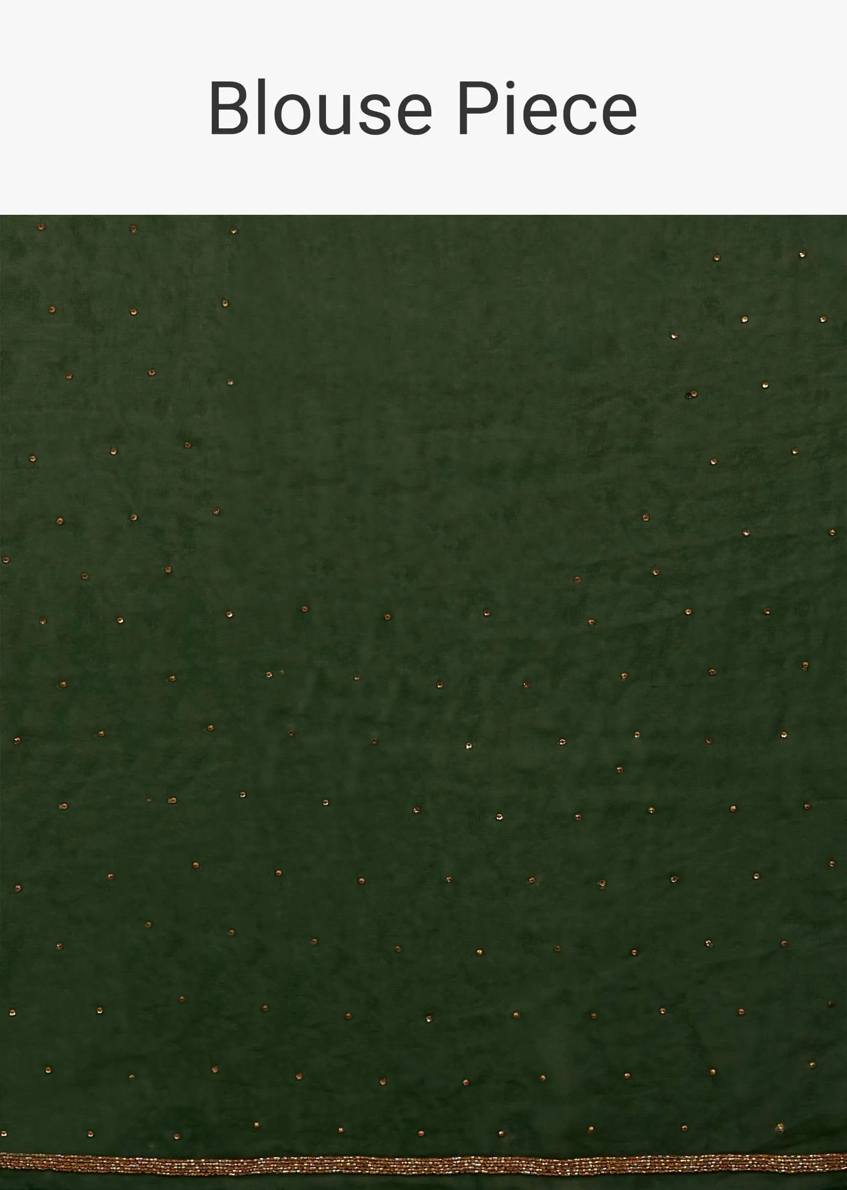 Deep Green Saree Kashmiri Embroidered In Georgette
