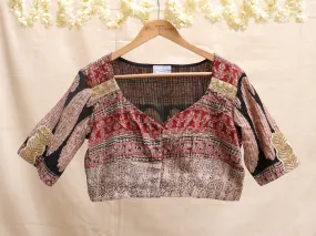 Kalamkari, Hand embroidery blouse
