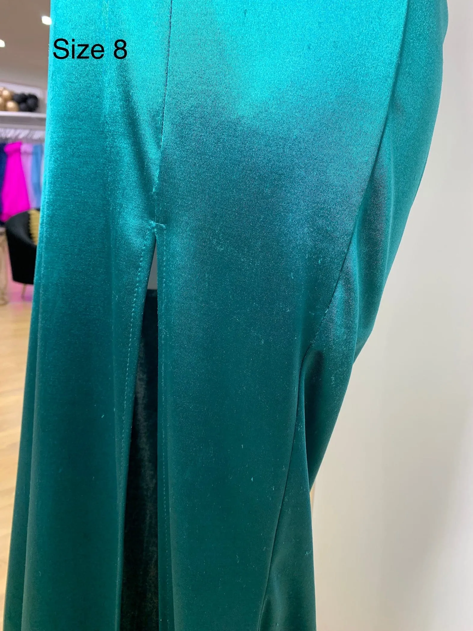 Kendall Split Formal Gown - Emerald Green [SAMPLE]