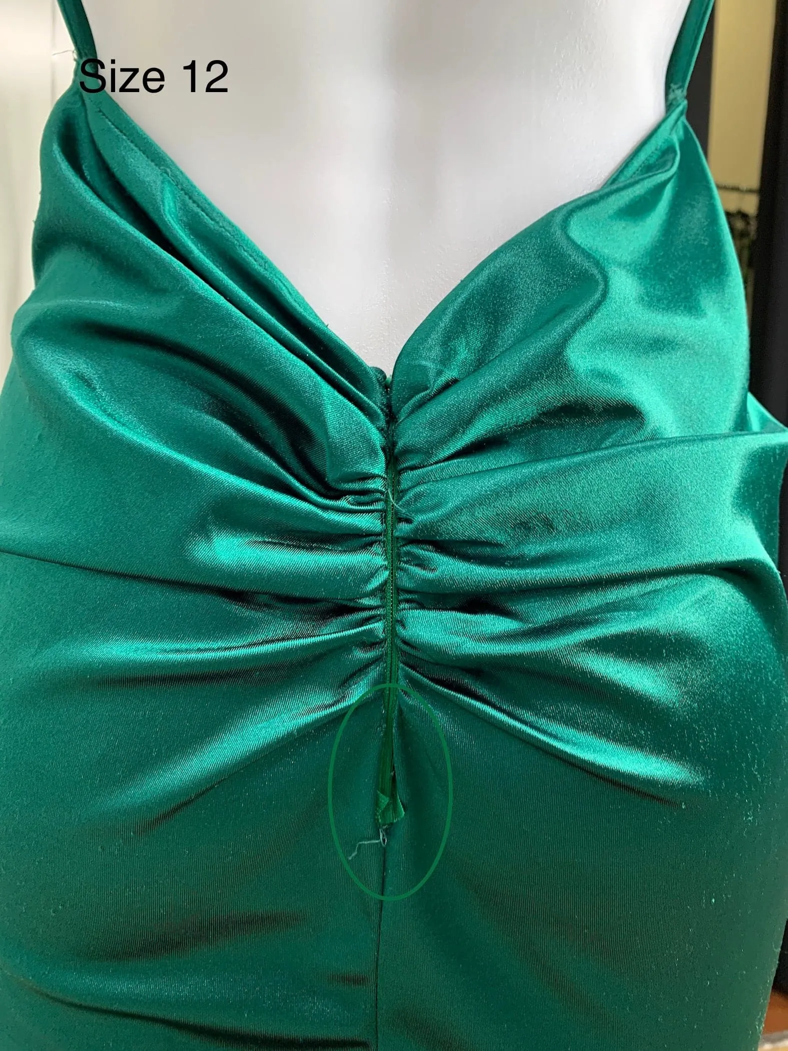 Kendall Split Formal Gown - Emerald Green [SAMPLE]