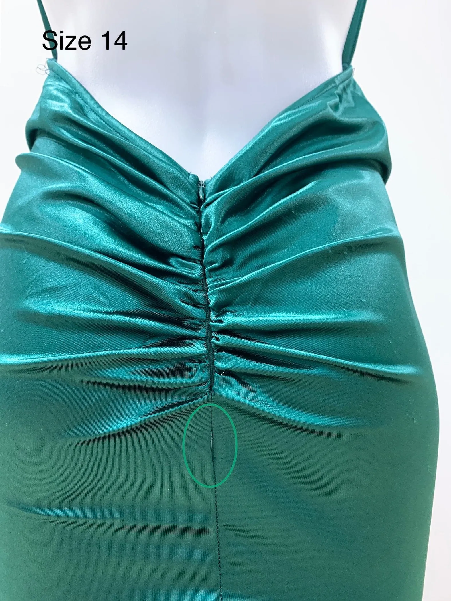 Kendall Split Formal Gown - Emerald Green [SAMPLE]