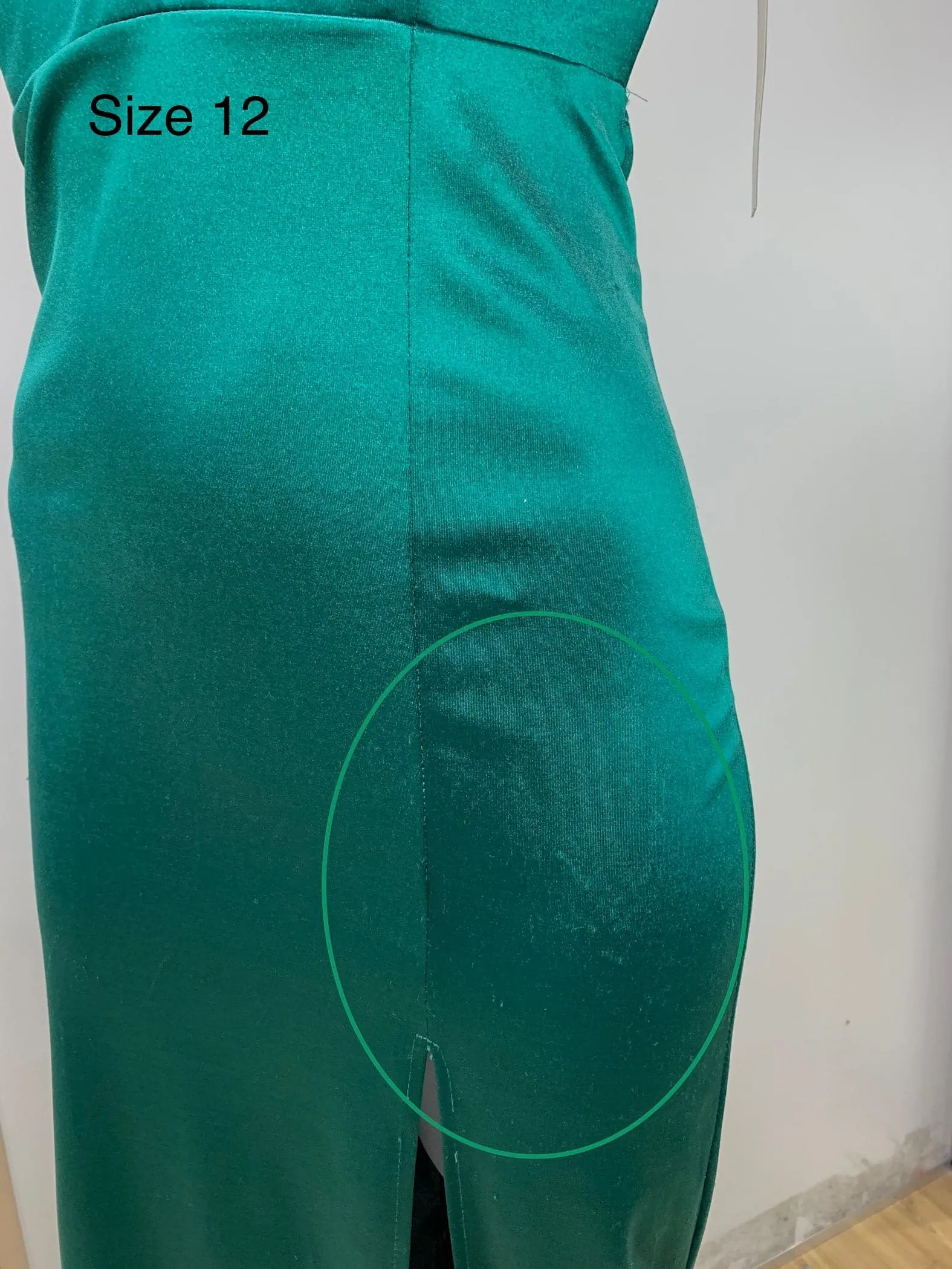 Kendall Split Formal Gown - Emerald Green [SAMPLE]