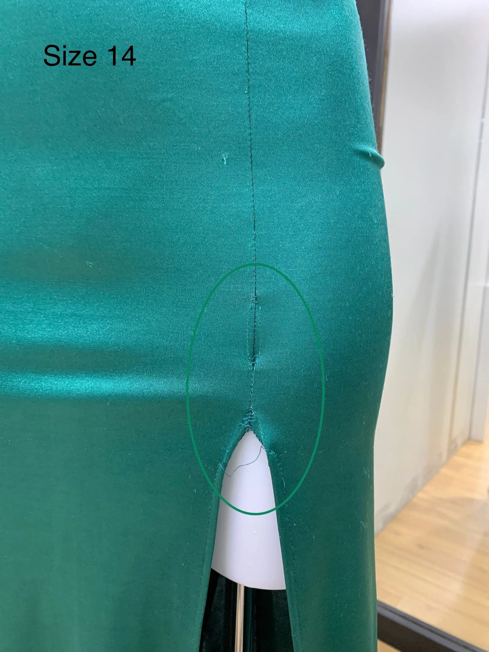 Kendall Split Formal Gown - Emerald Green [SAMPLE]