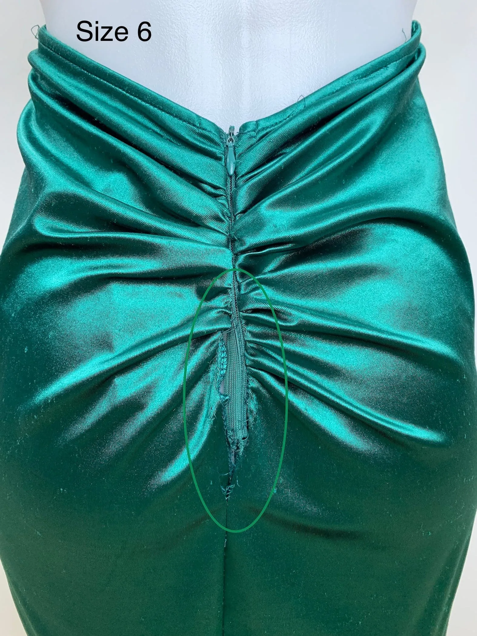 Kendall Split Formal Gown - Emerald Green [SAMPLE]