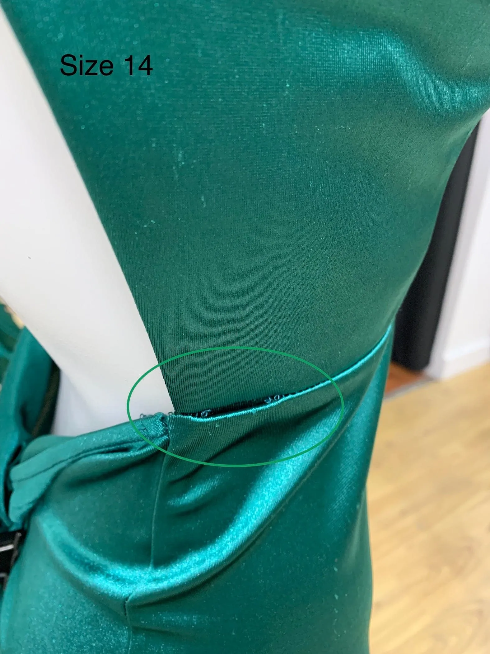 Kendall Split Formal Gown - Emerald Green [SAMPLE]