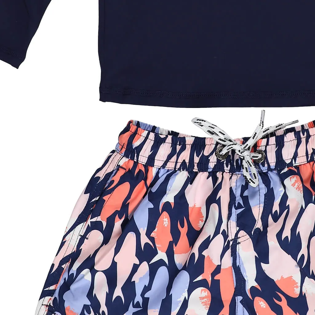 Long Sleeve Set Fish Frenzy