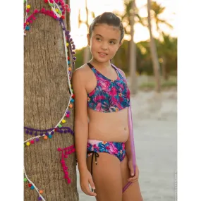 RADIANCE - TROPICAL LEAVES TWO PIECE SWIMSUIT