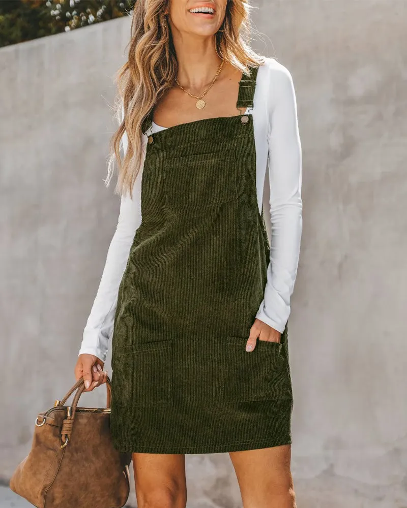 TastyHottie - Solid color Pocket Shift dress